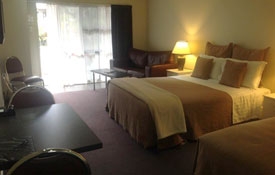 Executive spa unit - one queen-size bed and one single bed available